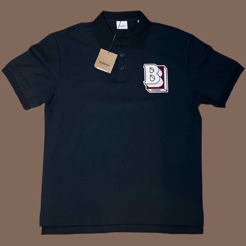 Burberry Mens "B" Logo Polo Shirt